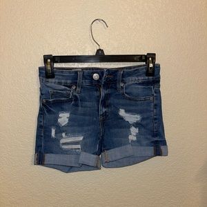 woman’s Aeropostale jean shorts